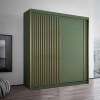 Modern Sliding Wardrobe with LED Light W203cm x H217 x D62cm