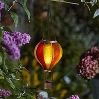 Marco Paul 44cm Yellow & Red Resin Hot air Balloon Solar Hanging Light