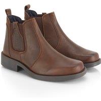 CATESBY ENGLAND Men's Houlton Premium Leather Chelsea Boots in Brown | Size: 8
