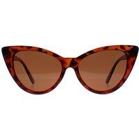 montana Women's Cat Eye Matte Tortoise Brown Polarized MP71