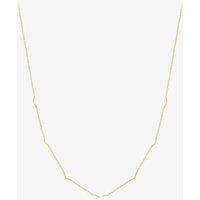T.H.Baker Women's 9ct Gold 18 Inch Multi V Bar Chain 111125127467 | Size: 18 inches