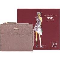 Paul Costelloe Women's 'Tilly' 100% Real Leather Purse in Pink