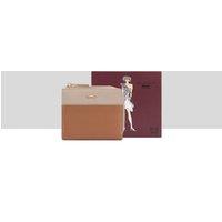 Paul Costelloe Women's 'Tilly' 100% Real Leather Purse in Brown