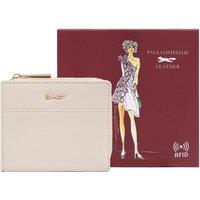 Paul Costelloe Women's 'Tilly' 100% Real Leather Purse in Beige