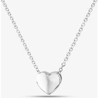 Silver Plain Heart Necklace NCC0054A