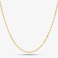 T.H.Baker Women's 9ct Yellow Gold 18 Inch Figaro Rope Chain 1.12.1174 | Size: 18 inches