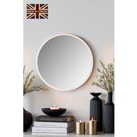 Round Wall Mirror White 40cm