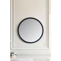 Round Wall Mirror Black 60cm