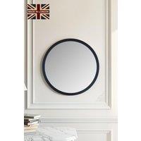 Round Wall Mirror Black 40cm