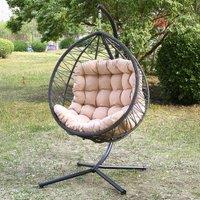 Artemis Home Lynton Garden Hanging Egg Chair in Cream