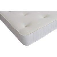 Starlight Beds Double Memory Foam Mattress Bonnell Spring Support Cool-Touch Fabric in White | Size: Small Double