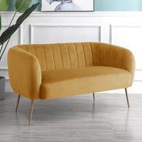 Artemis Home Matilda 2 Seat Sofa in Yellow | Size: 2 Seater