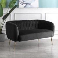 Artemis Home Matilda 2 Seat Sofa in Black | Size: 2 Seater