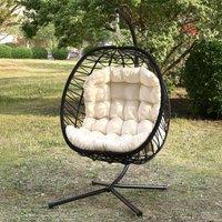 Artemis Home Hebden Garden Hanging Egg Chair in White