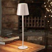Marco Paul 33cm Ivory Metal Rechargeable Table Lamp