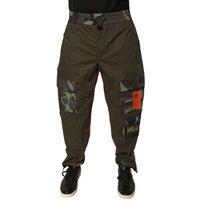 Dolce & Gabbana Men's Camo Cargo Pants TP700T - Multicolor Jeans | Size: 46