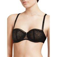 Chantelle Women's C Jolie Half Cup Bra in Black | Size: 34DD