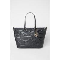 Gynger Mono Shopping Bag Black