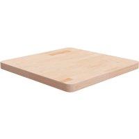 Square Table Top 60x60x4 cm Untreated Solid Wood Oak