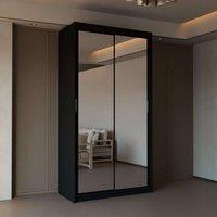 Modern Double Sliding Wardrobe W90cm x H217cm x D62cm
