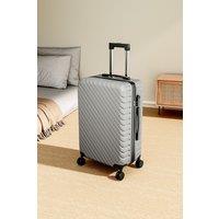 Grey Suitcase with Combination Lock 24" Grey