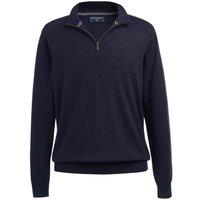 Brook Taverner Men's Copenhagen Quarter Zip Jumper in Navy | Size: Large