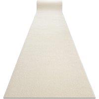 RugsX Karmel Plain Runner in White | Size: 140 cm x 210 cm