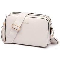 Raffaella Women's Cross Body Camera Bag in Light Stone