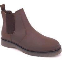 Frank James Men's Naseby Leather Chelsea Boots in Chocolate | Size: 7