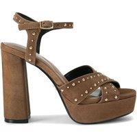 Carvela Women's 'Cinzia Platform' Suede Heels in Brown | Size: 8
