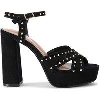 Carvela Women's 'Cinzia Platform' Suede Heels in Black | Size: 7