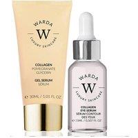WARDA Skin Lifter Boost Collagen Eye Serum Anti-Aging 15ml +Anti-Wrinkle Gel Serum 30ml in Clear