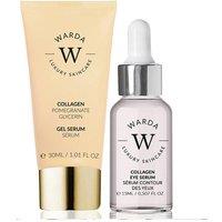 WARDA Skin Lifter Boost Collagen Anti-Wrinkle Eye Serum 15m & Anti-Aging Gel Serum 30ml in Clear