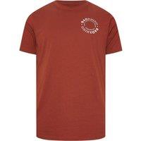 BadRhino Men's Circle Logo T-Shirt in Red | Size: XL