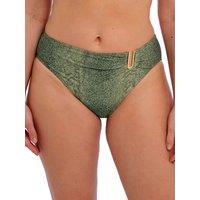 Fantasie Women's Maya Bay Mid Rise Bikini Brief in Green | Size: 16