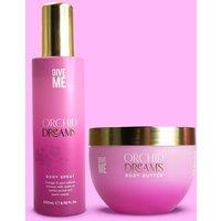 Give Me Cosmetics Body Spray & Body Butter Gift Set - Orchid Dreams in Pink