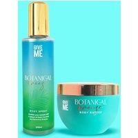 Give Me Cosmetics Body Spray & Body Butter Gift Set - Botanical Breeze in Blue