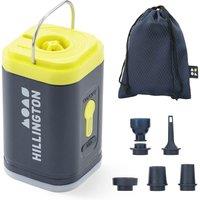 Hillington Portable USB Air Pump Mini Electric Air Bed Pump for Inflatables & Vacuum Storage Bags in Navy | Size: Double