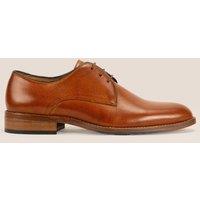 Oswin Hyde Men's Edison Oxford Leather Shoes in Tan | Size: 12