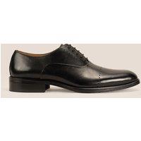 Oswin Hyde Men's Edward Oxford Leather Shoes in Black | Size: 7