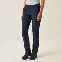 Regatta Women's 'Fenton' Softshell Walking Trousers in Navy | Size: 20L