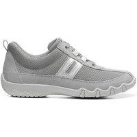 Hotter Women's Extra Wide 'Leanne II' Active Shoes in Light Grey | Size: 8