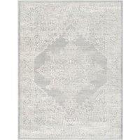 Livabliss Roma-Vintage Off-White Grey Charcoal Traditional Boho Living Dining Bedroom Rug | Size: 120 cm x 170 cm