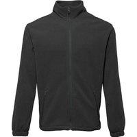 2786 Men's Full Zip Fleece Jacket (280 GSM) in Black | Size: 3XL