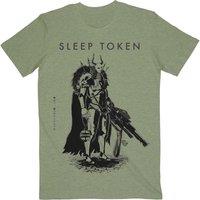 Sleep Token Men's The Summoning T-Shirt in Green | Size: 2XL