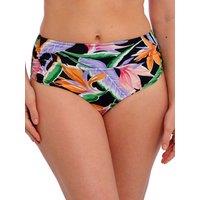 Fantasie Women's Mykonos Cove Full Bikini Brief in Black | Size: 14