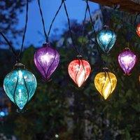 Marco Paul 4.7m Solar Balloon Rainbow Garden String Lights