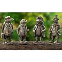 Inspirational Gifting Miniature Character Ornaments from Wind in the Willows in Bronze