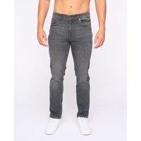 Bewley&Ritch Abingdon Men's Slim-Fit Stretch Denim Jeans in Grey | Size: 36R
