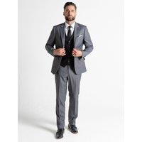 V2 Classic Men's Charlie - Grey Jacket With Black Waistcoat | Size: 40R